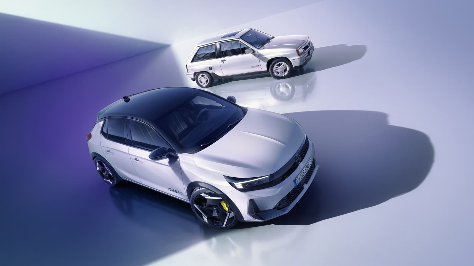 Opel Corsa GSE old and new