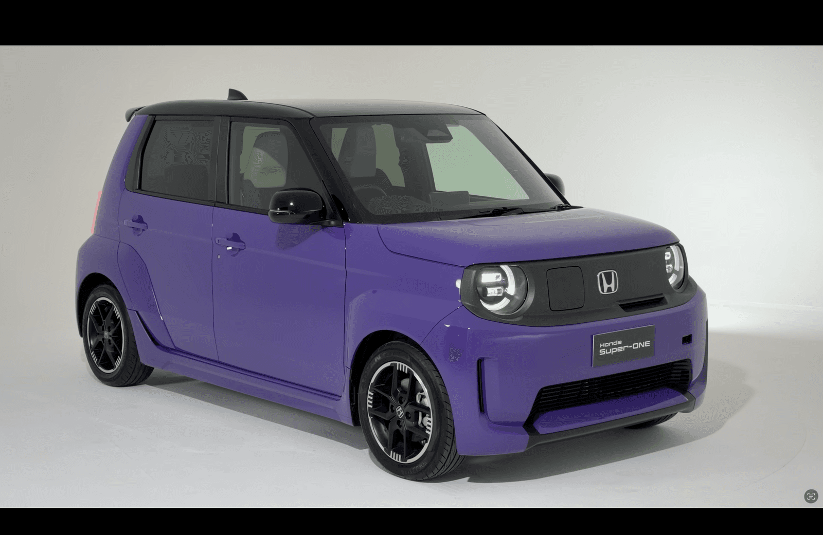 Honda Super ONE purple front 3/4
